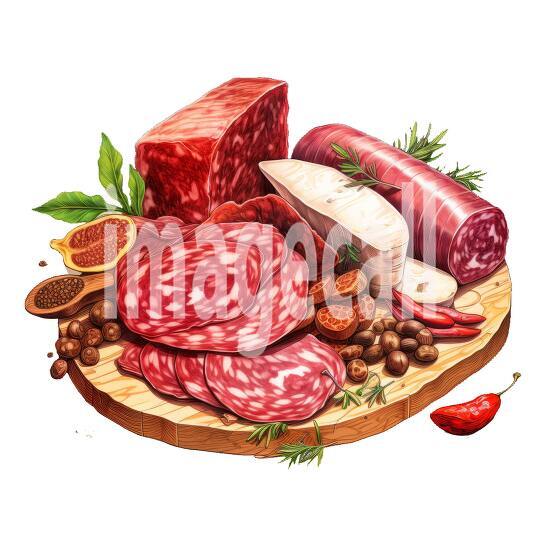 Clipart Charcuterie 3 - 300dpi