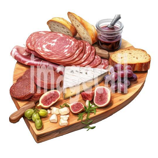 Clipart Charcuterie 4 - 300dpi