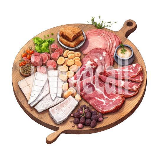 Clipart Charcuterie 6 - 300dpi