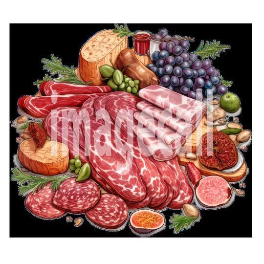 Clipart Charcuterie 8 - 300dpi