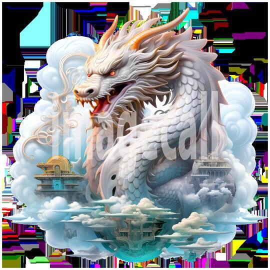 Clipart Chinese Dragons 1300dpi