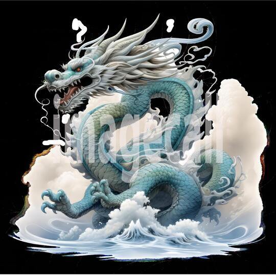 Clipart Chinese Dragons 17300dpi