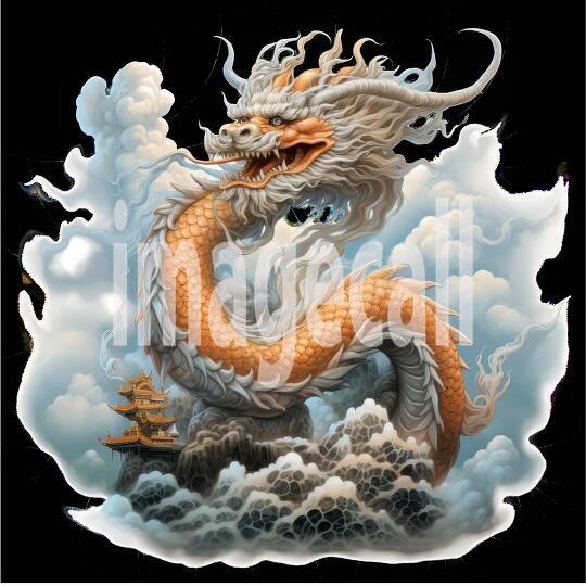 Clipart Chinese Dragons 19300dpi