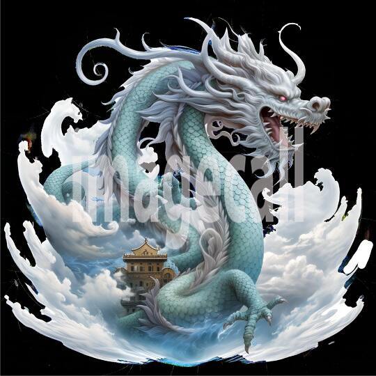 Clipart Chinese Dragons 8300dpi