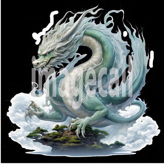 Clipart Chinese Dragons 9300dpi