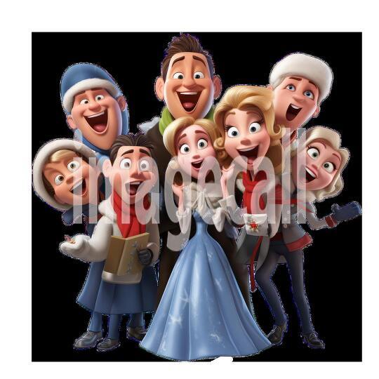 Clipart Christmas Carols 16 - 300dpi