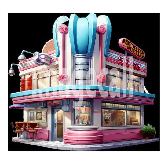 CLipart Classic American DIner (3)300dpi