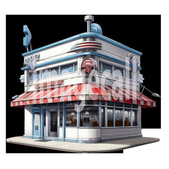 CLipart Classic American DIner (4)300dpi