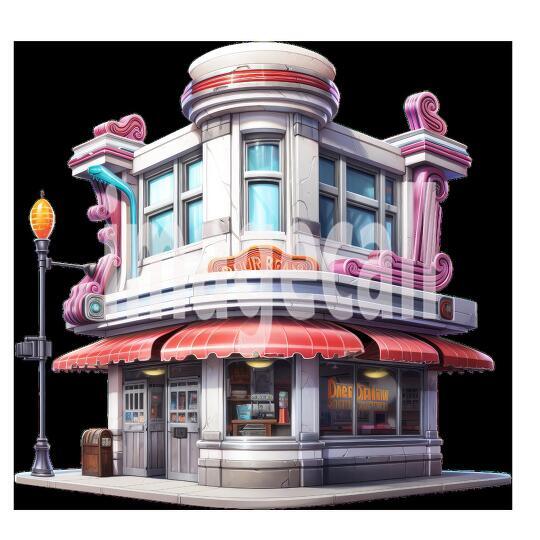 CLipart Classic American DIner (8)300dpi