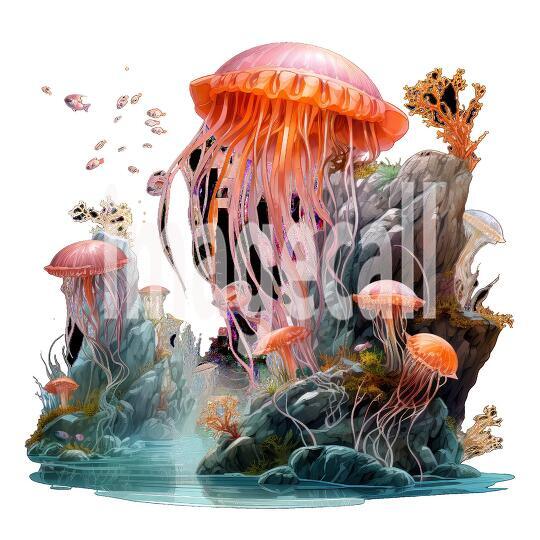 Clipart Coral Jellyfish (14)