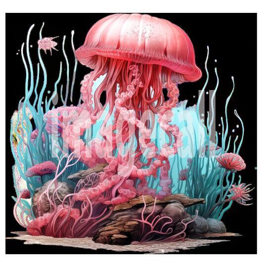 Clipart Coral Jellyfish (15)