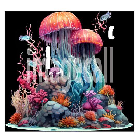 Clipart Coral Jellyfish (18)