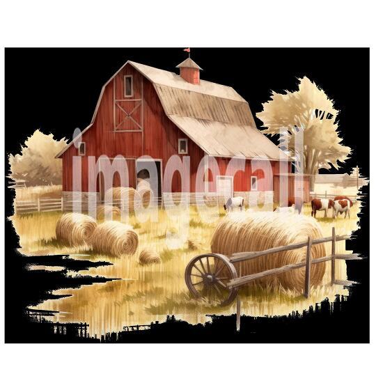 Clipart Cottage Core Farm (12)300dpi