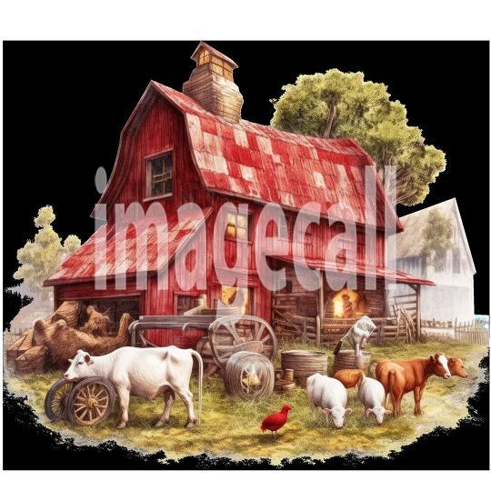 Clipart Cottage Core Farm (15)300dpi