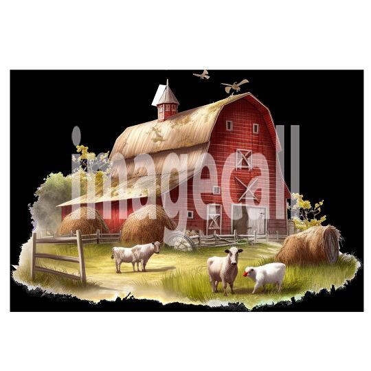 Clipart Cottage Core Farm (17)300dpi