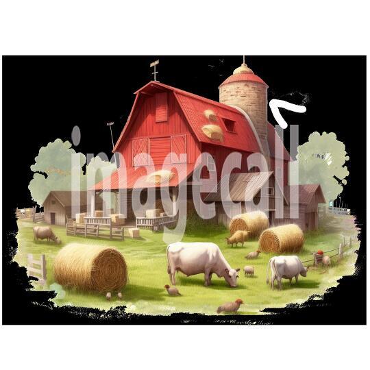 Clipart Cottage Core Farm (20)300dpi