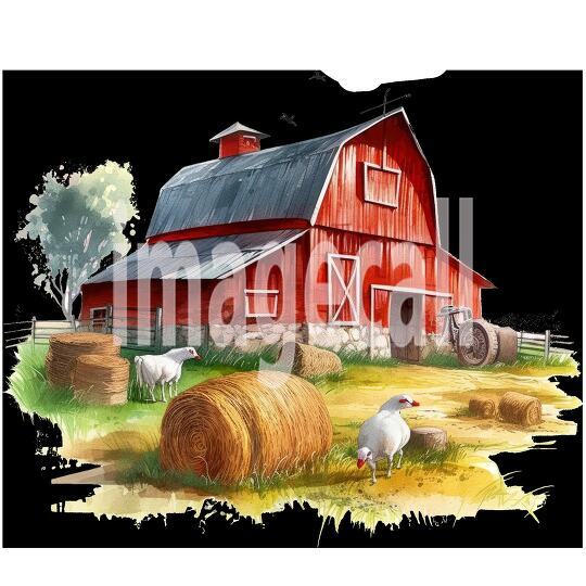 Clipart Cottage Core Farm (5)300dpi