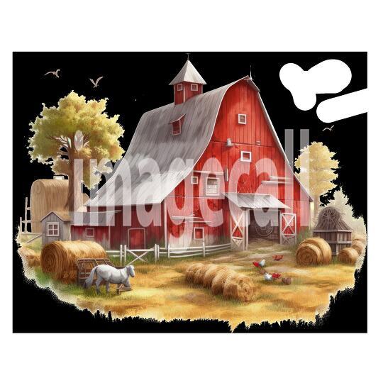 Clipart Cottage Core Farm (6)300dpi