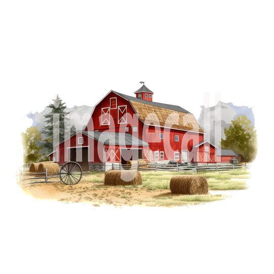 Clipart Cottage Core Farm (7)300dpi
