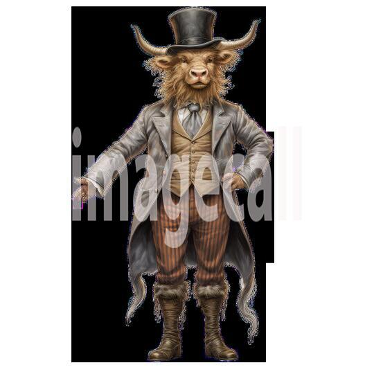 Clipart Cows In Clothes 10 - 300dpi