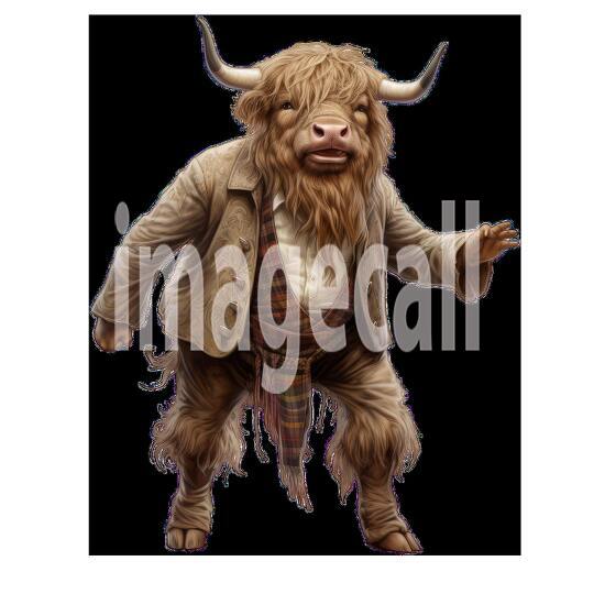 Clipart Cows In Clothes 11 - 300dpi