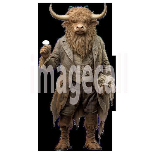 Clipart Cows In Clothes 2 - 300dpi