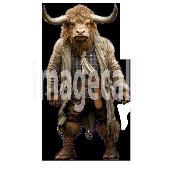 Clipart Cows In Clothes 8 - 300dpi