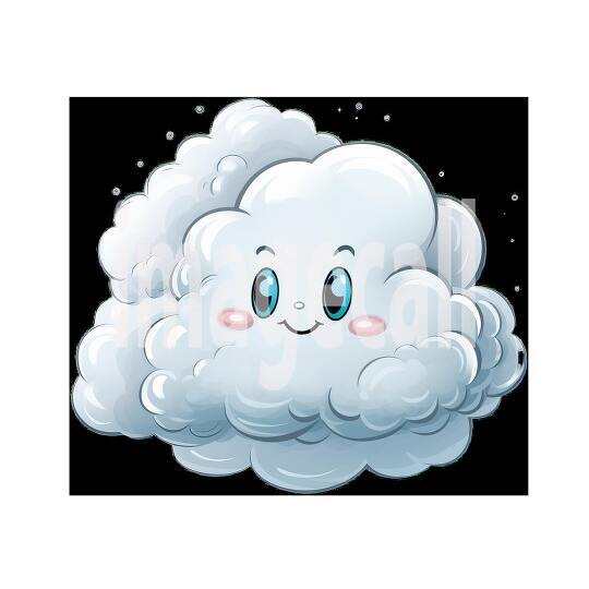 Clipart Cute Clouds 12300dpi