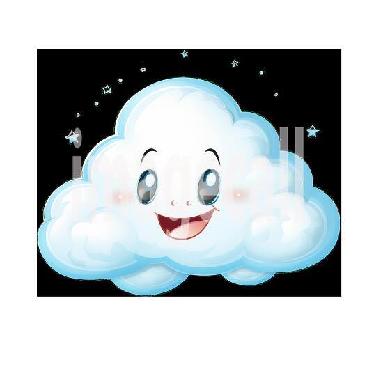 Clipart Cute Clouds 1300dpi