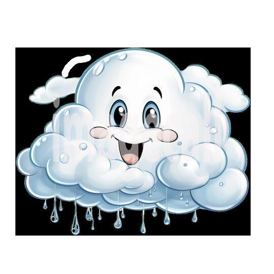 Clipart Cute Clouds 14300dpi