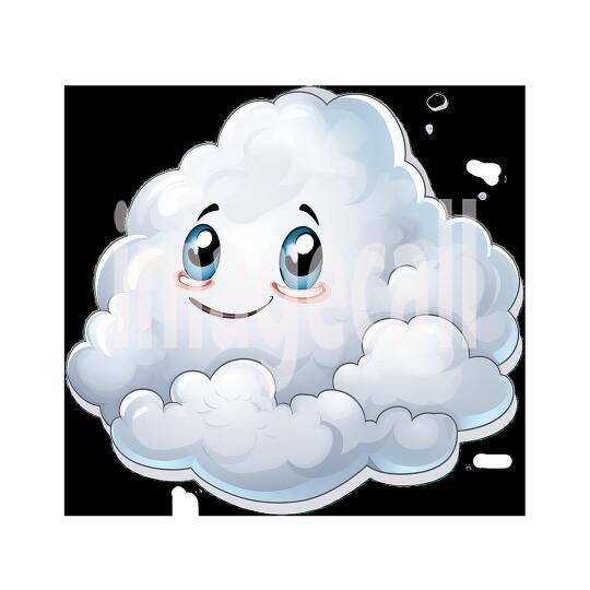 Clipart Cute Clouds 18300dpi
