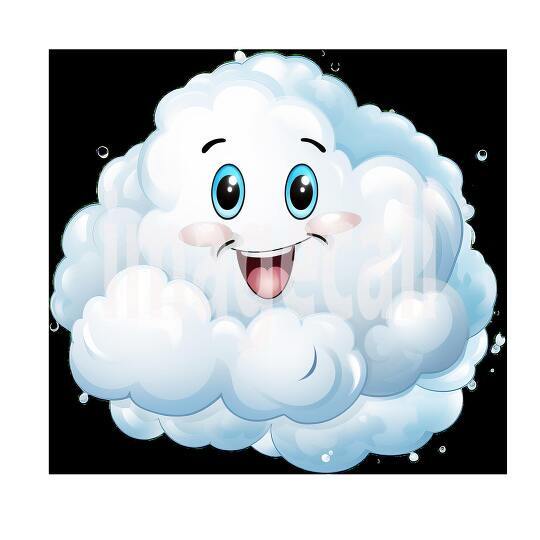 Clipart Cute Clouds 3300dpi