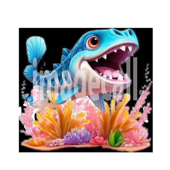 Clipart Cute Coral Fish 12300dpi