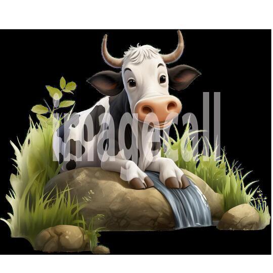 Clipart Cute Cows 8300dpi