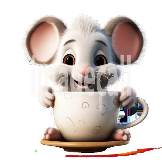 Clipart Cute Mice 15300dpi