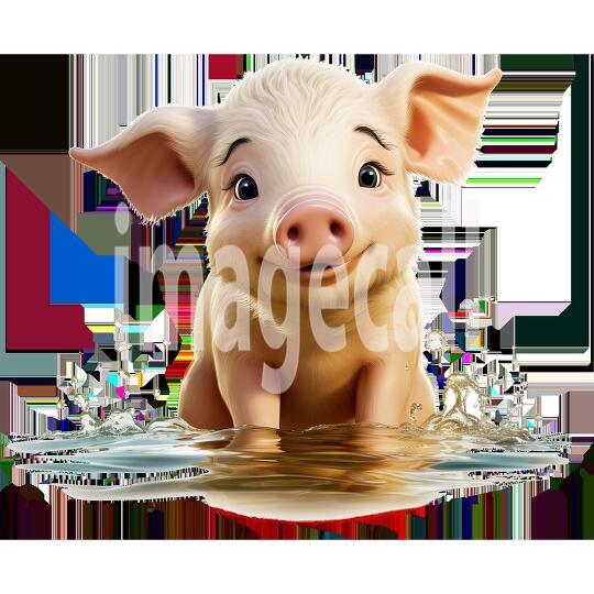 Clipart Cute Pigs 14300dpi
