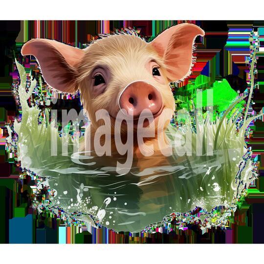 Clipart Cute Pigs 15300dpi