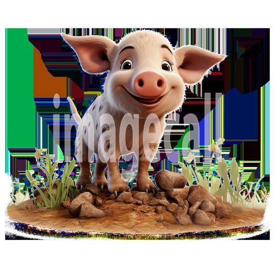 Clipart Cute Pigs 16300dpi