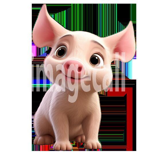 Clipart Cute Pigs 17300dpi