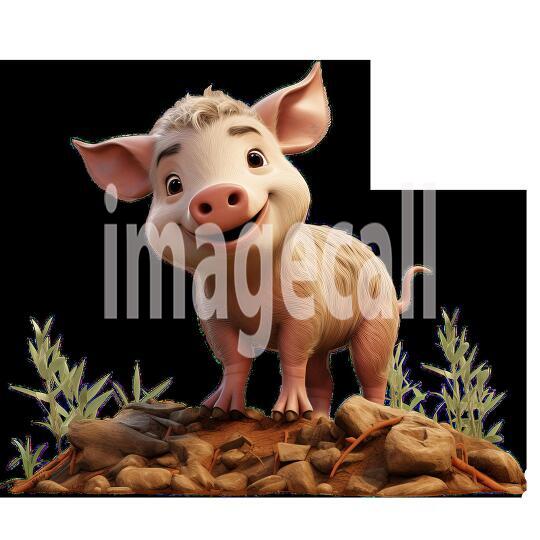 Clipart Cute Pigs 4300dpi