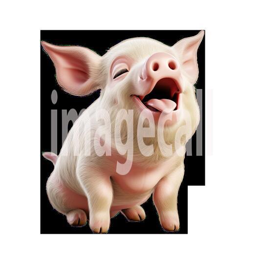 Clipart Cute Pigs 7300dpi