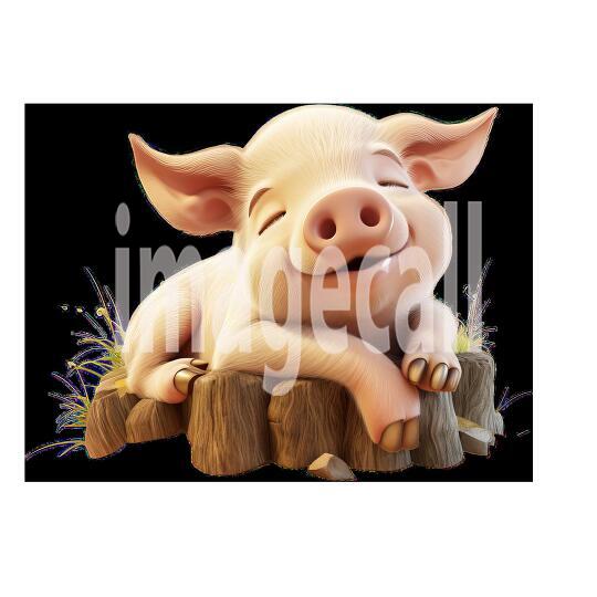 Clipart Cute Pigs 9300dpi