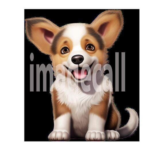 Clipart Cute Puppies 20300dpi