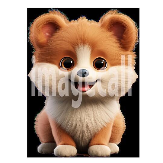 Clipart Cute Puppies 2300dpi