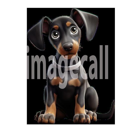 Clipart Cute Puppies 7300dpi