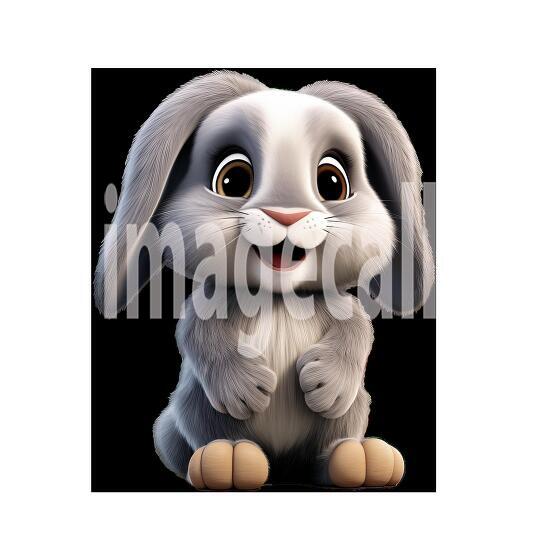 Clipart Cute Rabbits 10300dpi