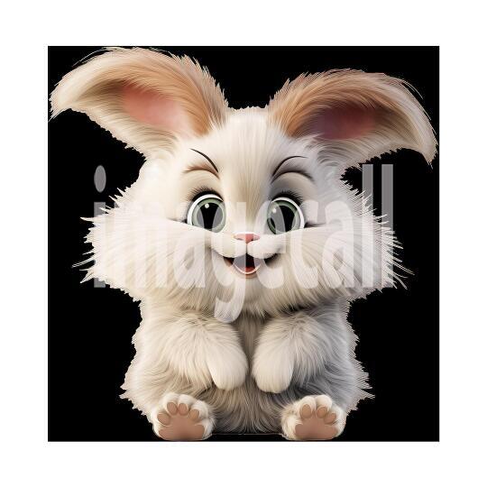Clipart Cute Rabbits 11300dpi