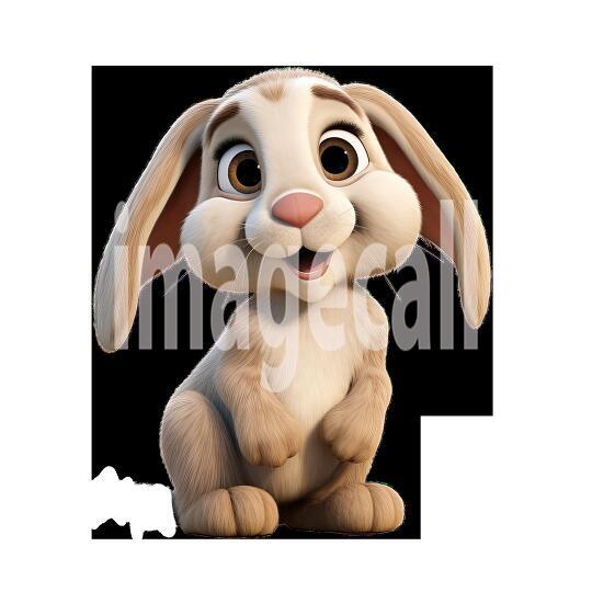 Clipart Cute Rabbits 14300dpi