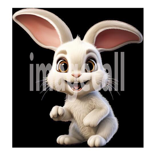 Clipart Cute Rabbits 15300dpi