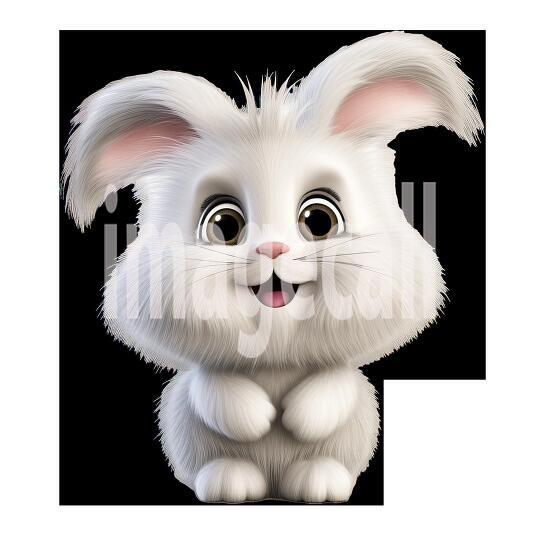 Clipart Cute Rabbits 18300dpi